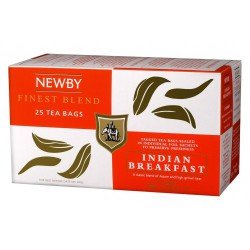 Чай черный Newby Indian Breakfast / Индийский Завтрак Пакетики для чашек (25 шт.)