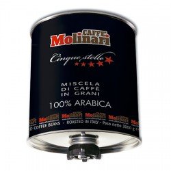 Кофе в зернах Molinari 5 Звезд 100% Арабика (3 кг)